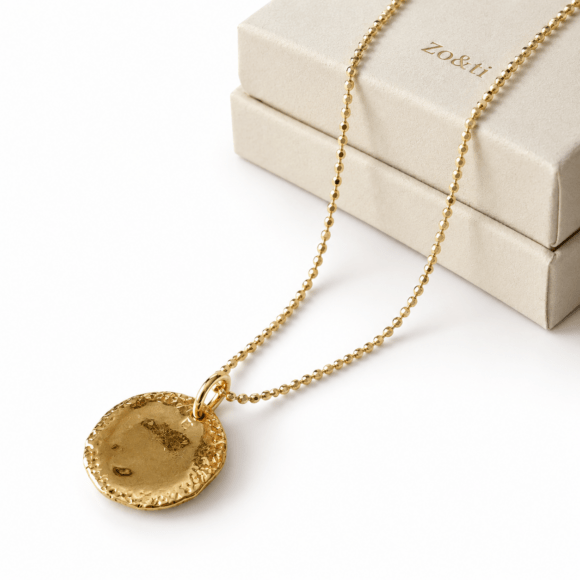 Collier médaille destructurée - Ingrid
