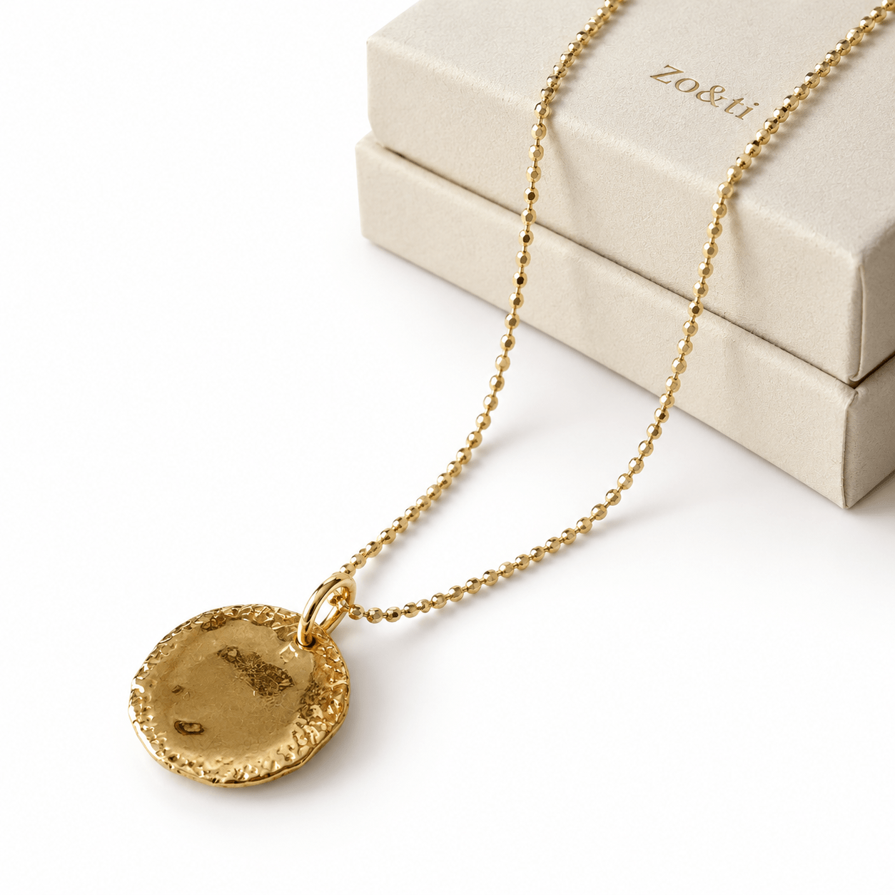 Collier médaille destructurée - Ingrid