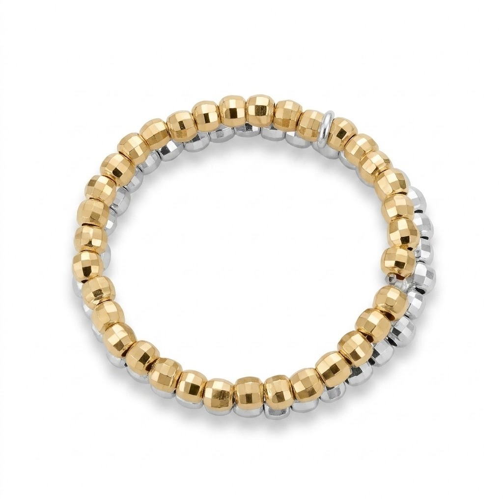 Bague double bicolore-Jyn – Image 3